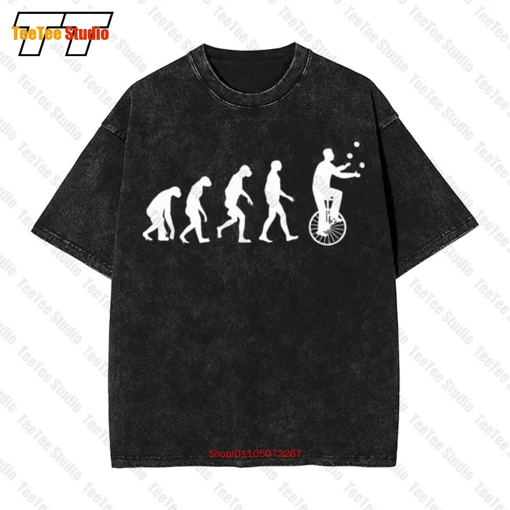 

Винтажная футболка оверсайз Unicycle Evolution WAKU