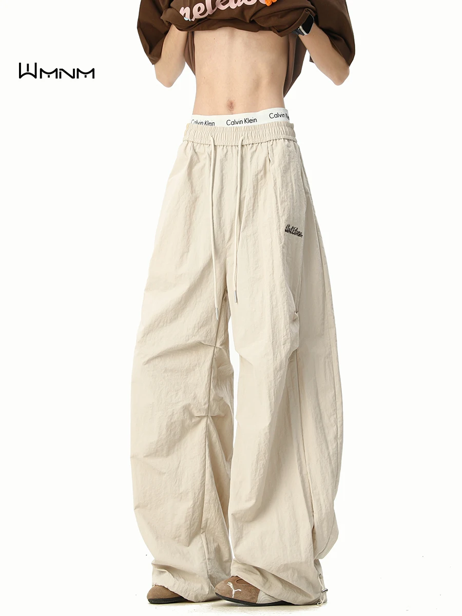 Qui Dry Foldable Workwear Pants Men Spring Summer Thin American Banana Pants Mountain Climbing Sport Casual Long Pants