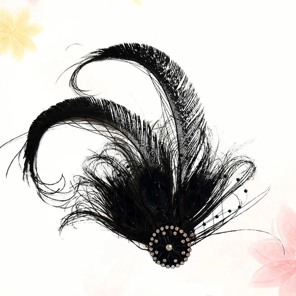 

Заколка для волос черная, стильная, портативная, для свадьбы, вечеринки, модный аксессуар для женщин