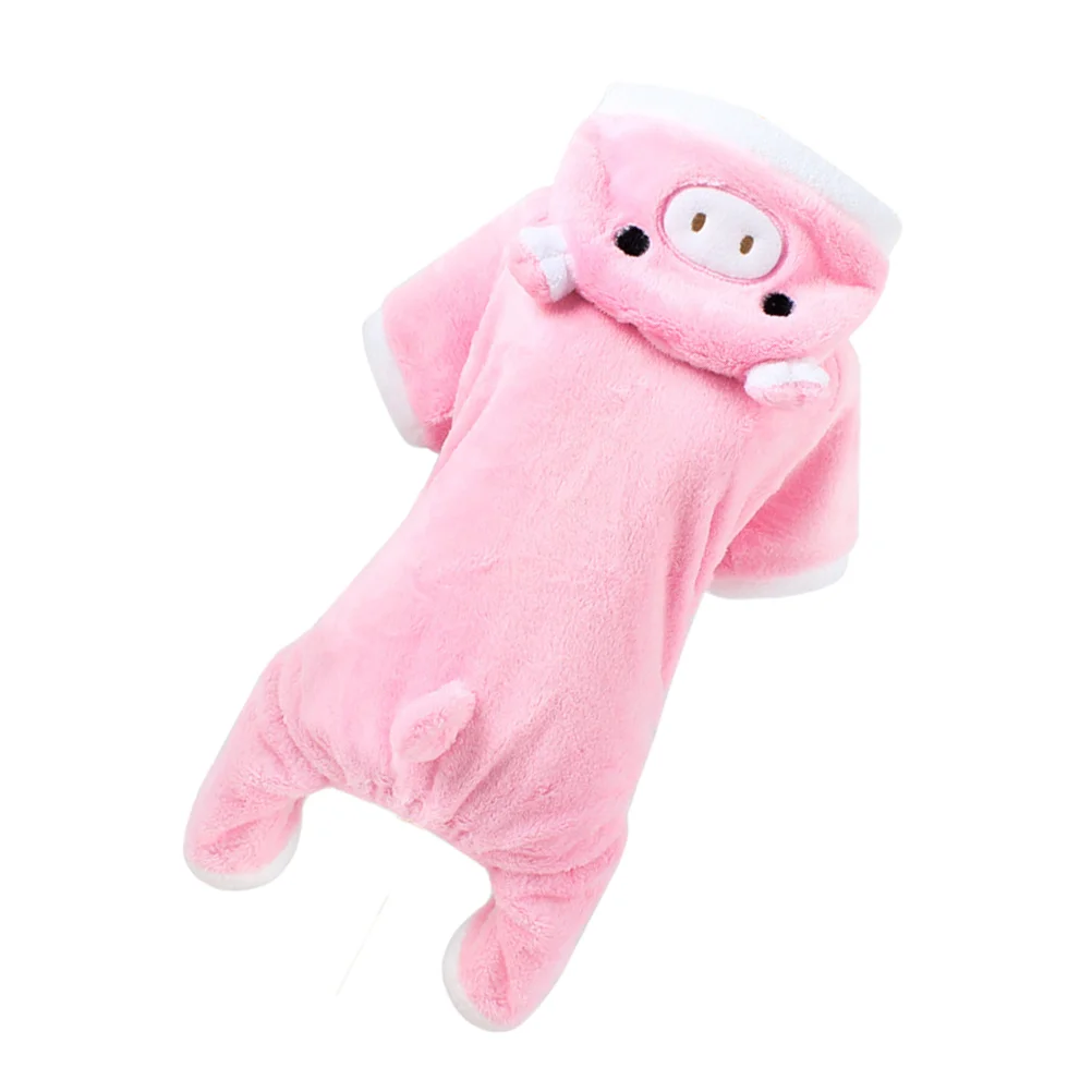 

Floral Dog Dress Made of Coral Fleece Comfortable Button Neckline Easy to Put on Perfect for Festive