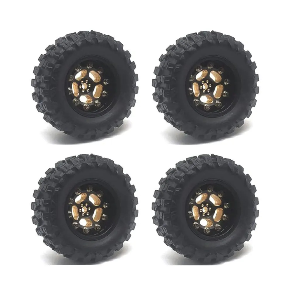 

Hot Team Hobby Brass Offset 3.6mm Beadlock 0.7'' Wheel RimsTire 20mm Outer Diameter for AXIAL SCX30 Upgrade Parts