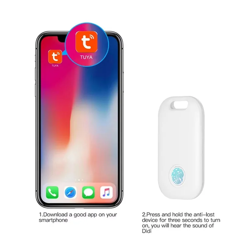 AIAI Bluetooth-Compatible Anti Lost Alarm For Find My APP Wallet Key Finder Smart Tag Bluetooth GPS Tracker Smart Locator