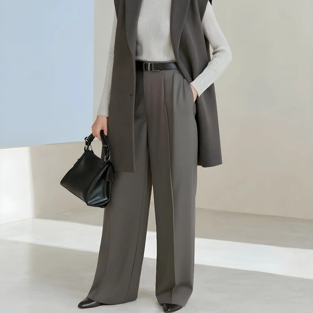 

Осенне-зимний жилет, повседневный стиль, костюм с воротником и вырезом без украшения, модный женский топ для кулер месяцев