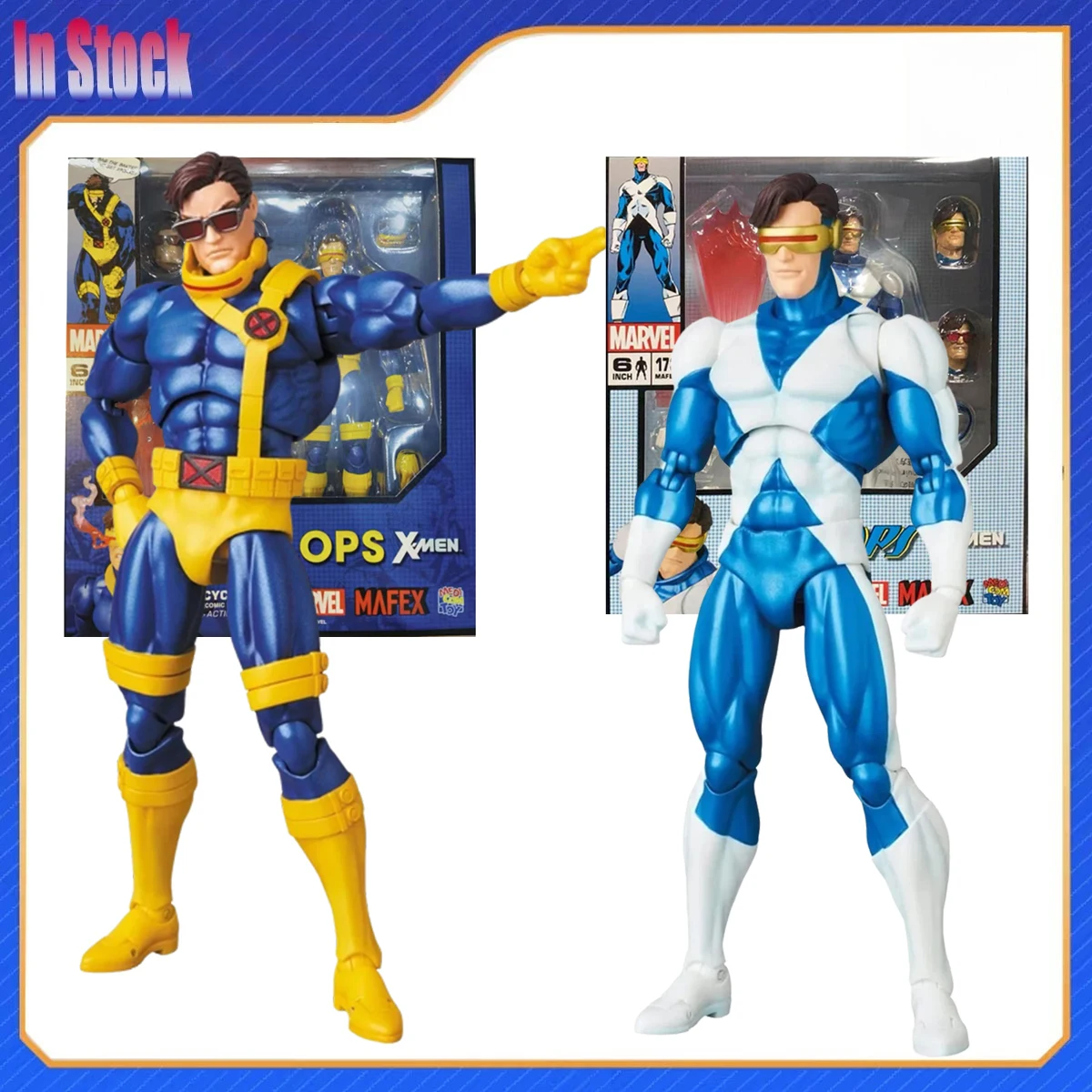 

Original Genuine MEDICOM TOY Anime MODEL KIT MAFEX 099 CYCLOPS COMIC Action Figure Model Kits Gift for Boy girl Genuine Model
