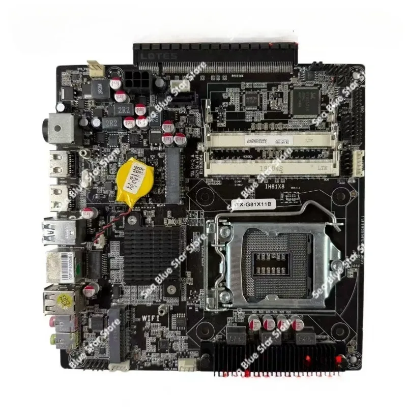 All-in-one Machine ITX-G81X11B Industrial  Board DDR3 Memory, Graphics Card Slot Version, Second-hand Disassembly Main Board