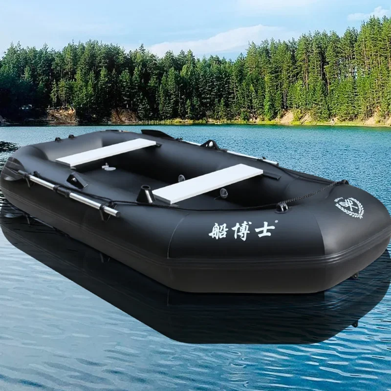 Inflatable rubber dinghy thickens rigid bottom boat inflatable lifeboat assault boat