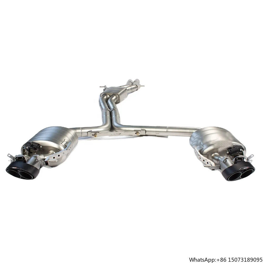 High Quality Catback Exhaust for RS5 2.9T 2019-2022 304 Stainless Steel Valvetronic Exhaust Catback System Muffler