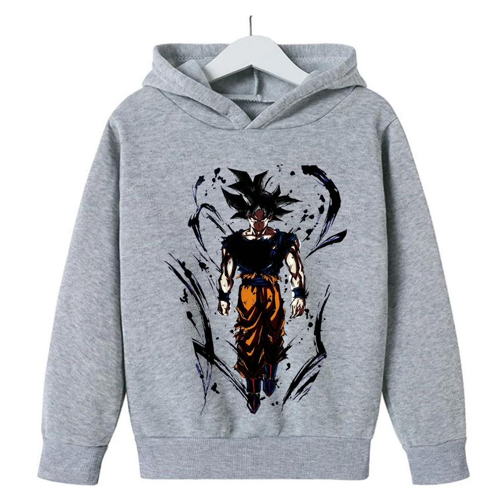 Dragon Ball street trend anime simple fashion style printed sweatshirt adult men and women sportswear with hood High Quality