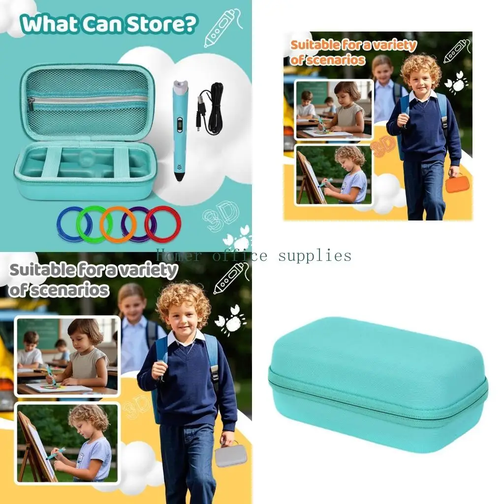 

K43B EVA Organizers Protective Holder 3D Pen Accessories Children School Use