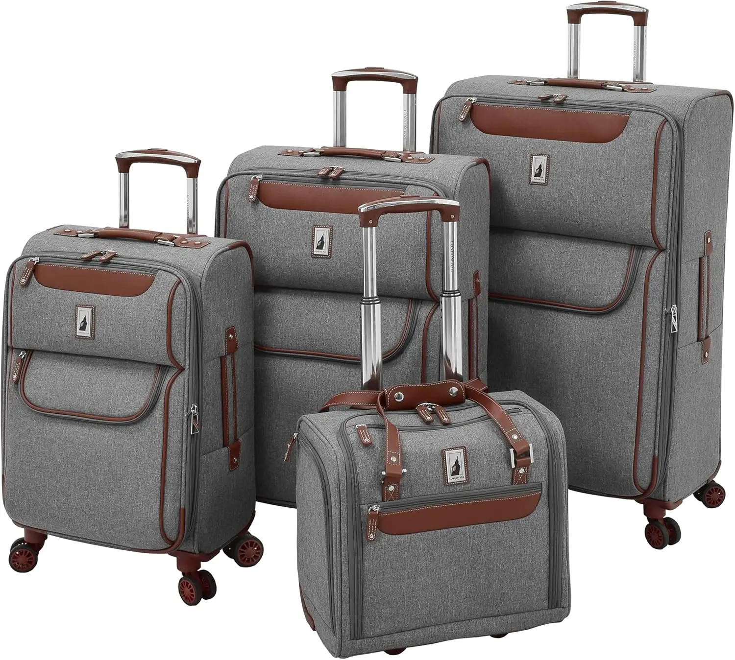 

London Fog Westminster 4 Piece Set, Grey Heather