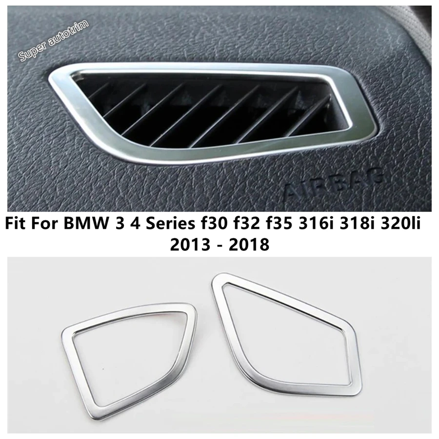 

Dashboard Front Air Conditioning AC Outlet Vent Cover Trim Accessories For BMW 3 4 Series f30 f32 f35 316i 318i 320i 2013 - 2018