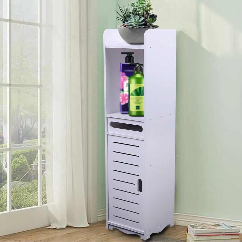 Hochschrank Badezimmerschrank Schmaler Badschrank Badregal Schlafzimmer Schrank