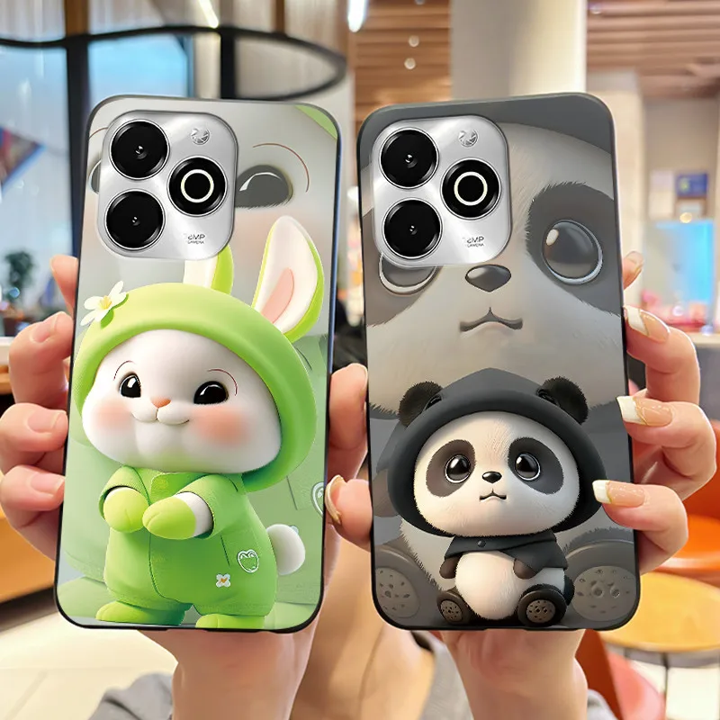 Capa de telefone à prova de choque com padrão de menina selfie, estilo moderno e elegante, para umidigi g100x/g9x, capa de silicone macio preta