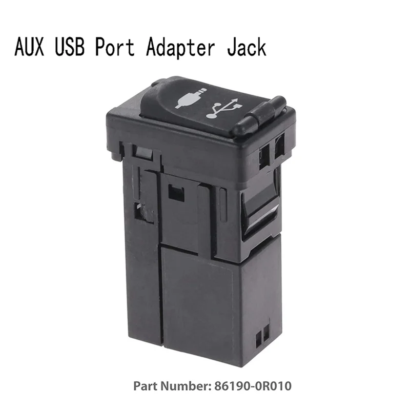 

Портативный 86190-0R010 AUX USB-адаптер для Toyota Camry Corolla Tacoma Sienna Rav4 Avalon Highlander Gas & Hybrid