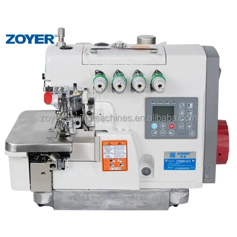 ZY988N-4DA Full Automatic Mechatronics High Speed Computerized Overlock Sewing Machine