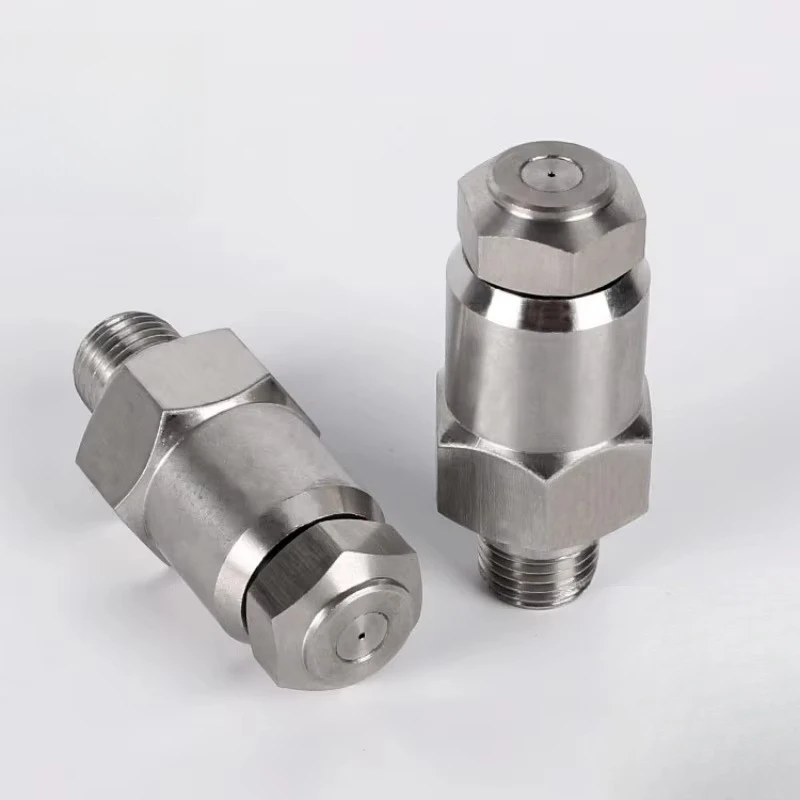 Stainless Steel Anti-Dripping 1/4'' Male LNN Low-Pressure Atomizing Fine Fog Mist Spray Nozzle with Filter for Cooling System