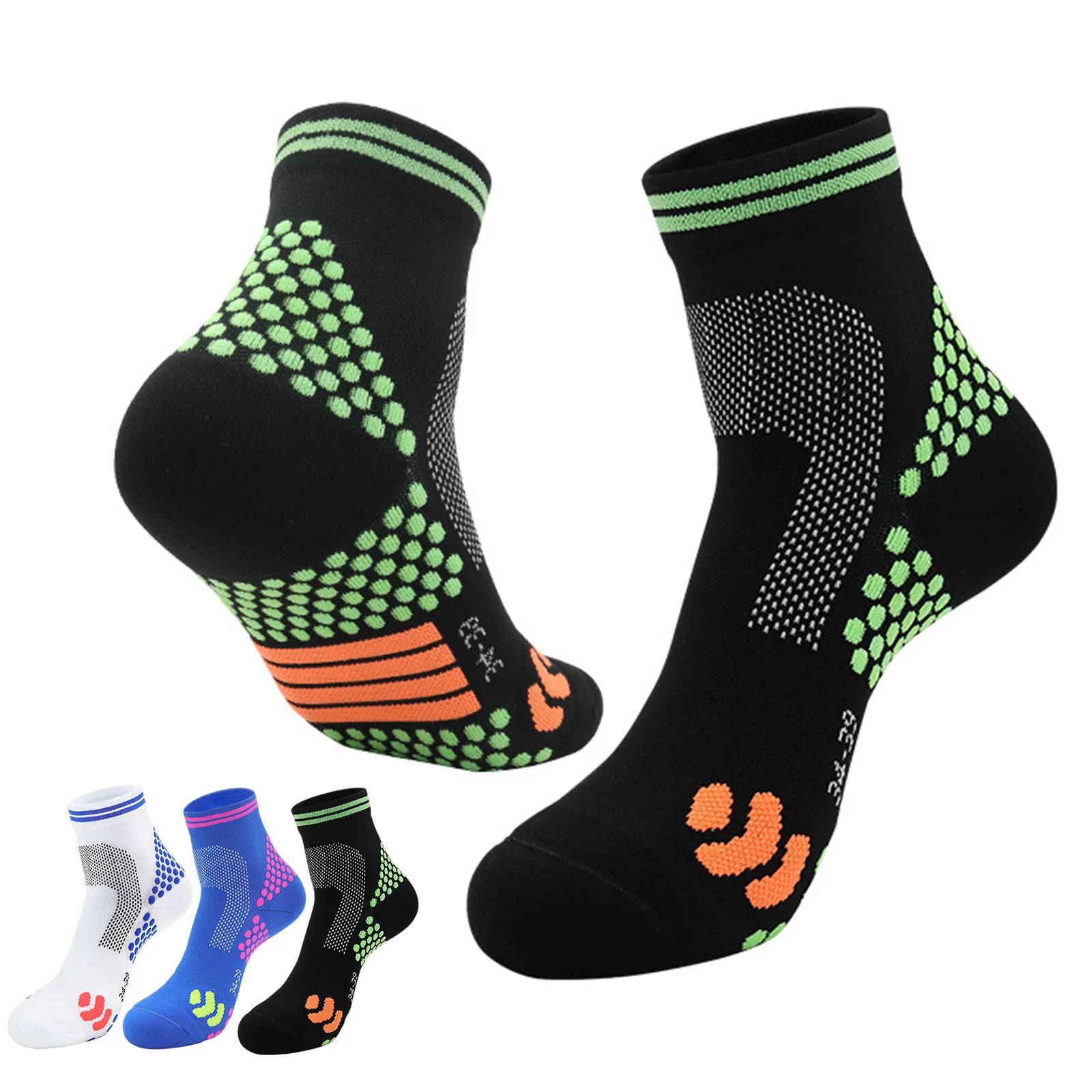 

1Pair 2023 Far Infrared Schorl Titanium Ion Heightening Booster Socks Sports Higher Booster Socks For Men & Womenfar Infrared