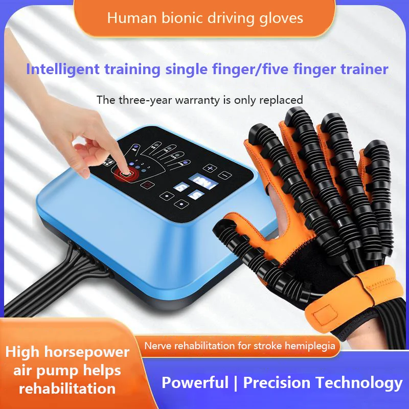 Rehabilitation Robot Glove Hand Device for Stroke Hemiplegia Hand Function Recovery Finger Trainer Gifts For Family Or Friends