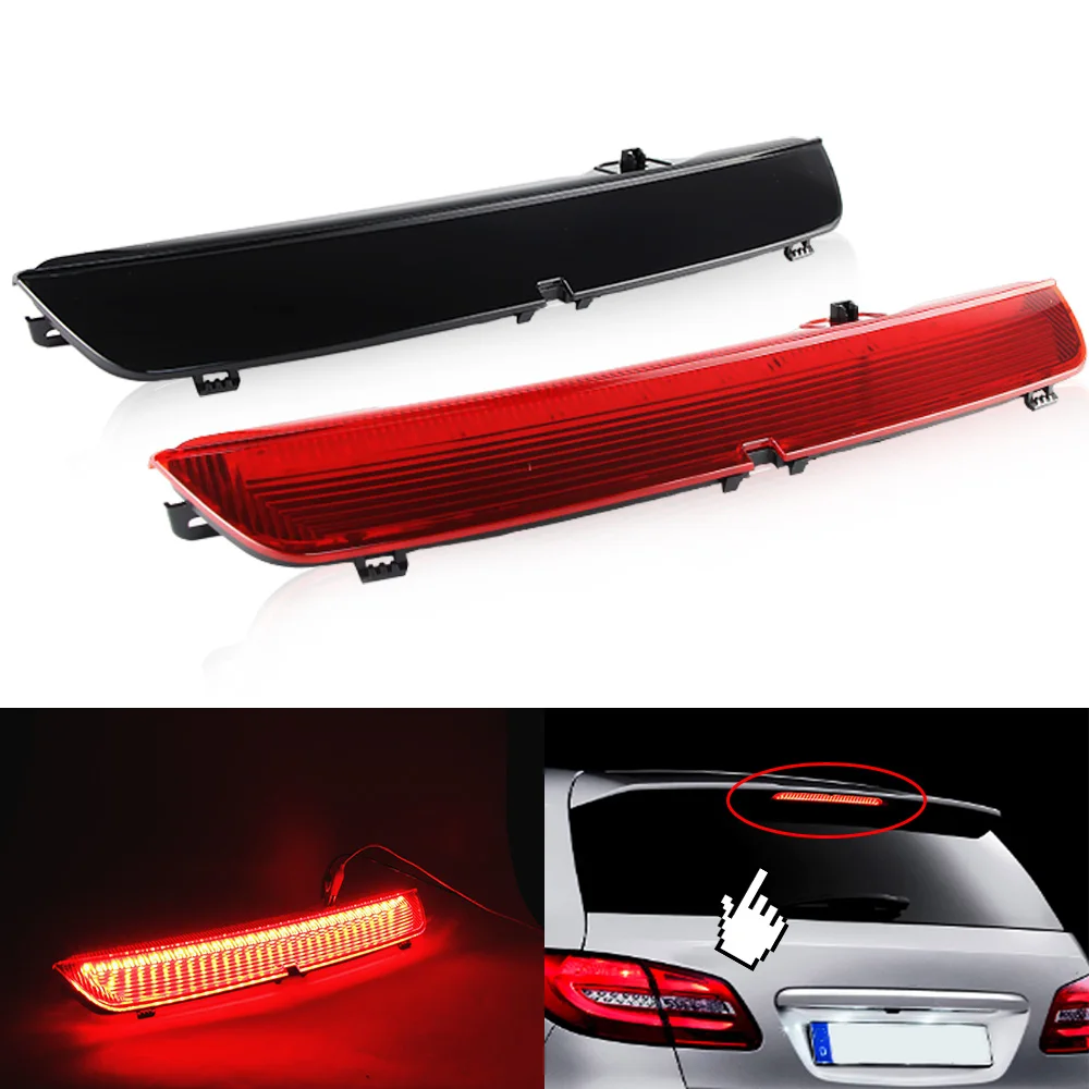 For Mercedes Benz B-Class W246 W242 2011-2018 A2468200156 RED/Black Lens LED High Level Third Brake Stop Light Car Accessories