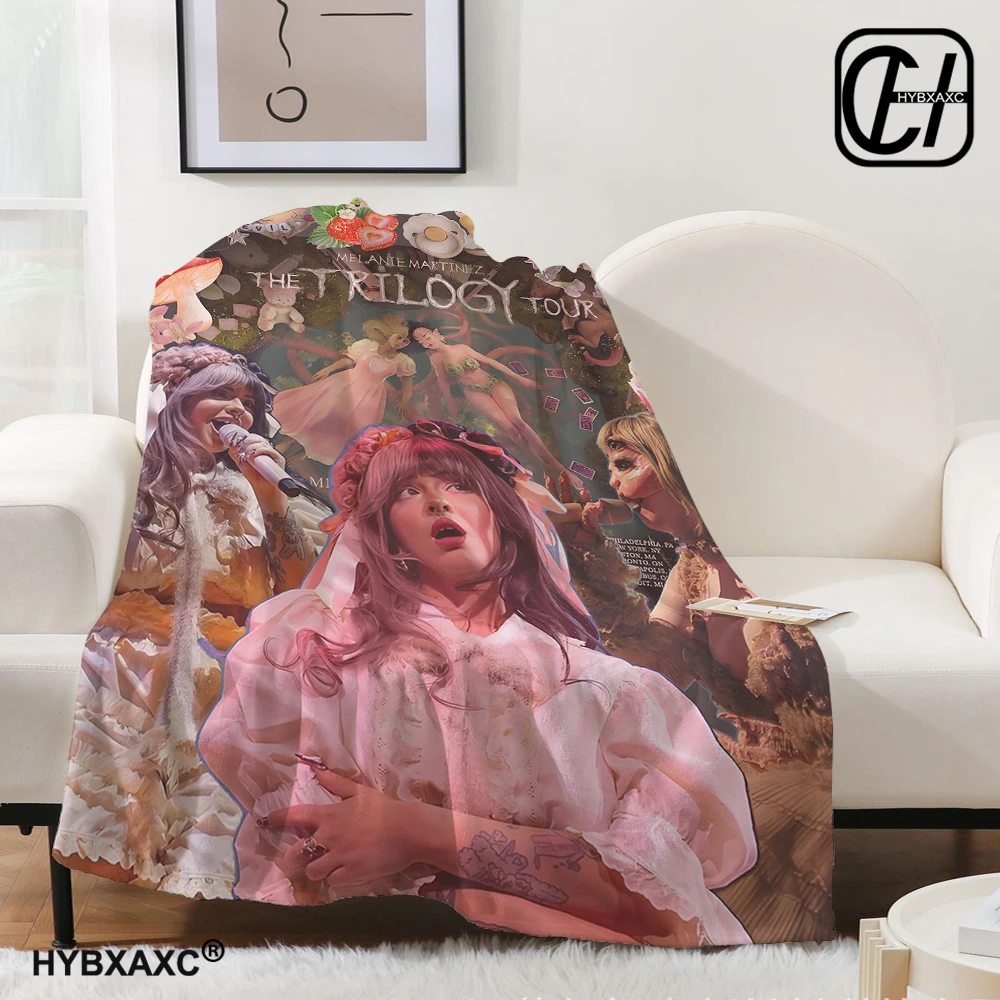 Melanie Martinez Music Printed Blanket Picnic Blankets Warm Blanket Soft and Comfortable Blanket Home Travel Birthday Gift