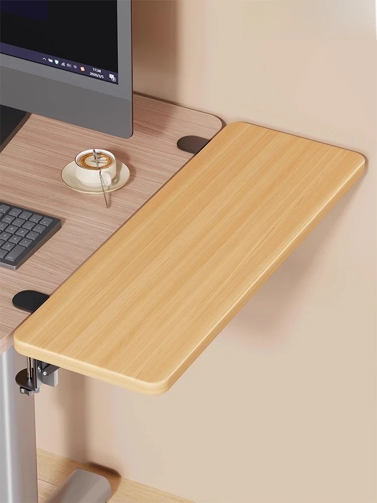 

Настольная поддержка клавиатуры, выдвижная доска, офисная поддержка рук, медный стол, современный простой складной органайзер для хранения