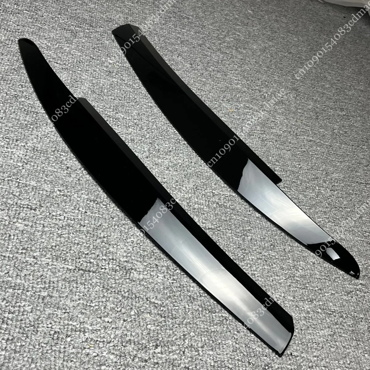 Glossy Black Car Head Light Lamp Eyebrow Eyelid Cover Trim For VW Scirocco MK3 2008 2009 2010 2011 2012 2013 2014 2015 2016 2017
