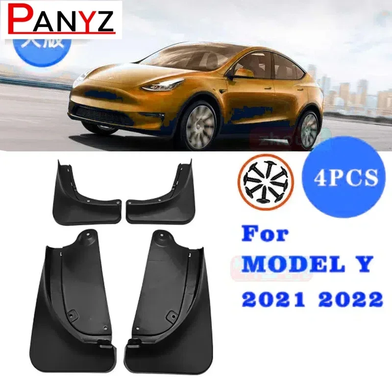 

Брызговики для модели Y 2021 2022, Big Edition, брызговики на крыло, передние и задние брызговики, автомобильные аксессуары