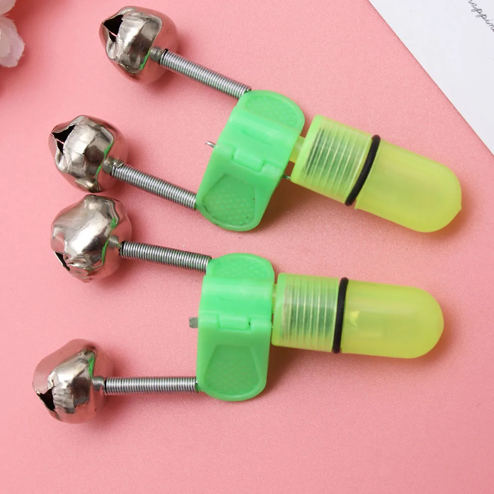 

10pcs Fishing Alarm Indicator Gear Alert Plastic Bait Flashers Night Fishing Accessories Rod Alarms