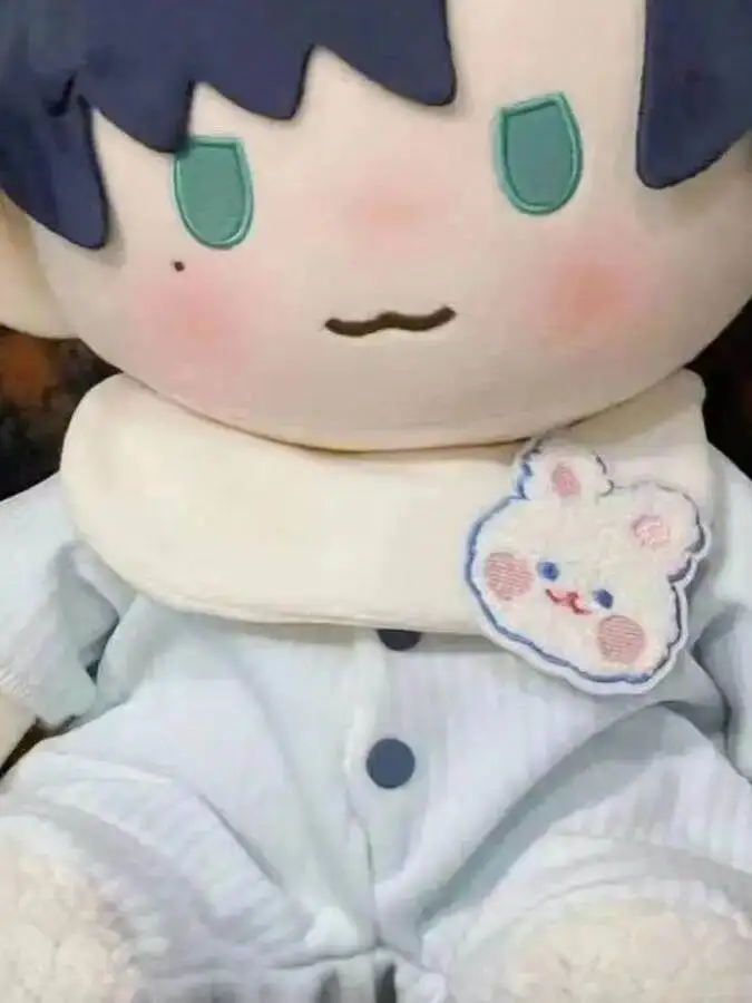 Little Bear Milk Baby Outfit 40cm Cotton Clothes Doll One-piece Sitting Crawling Suit Pajamas Doll Replacement view 3