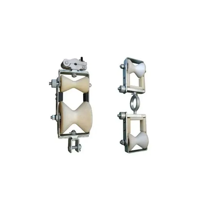 Aluminum Alloy Double Wheel Cable Pulley Block Nylon Sheave Power String Guide OEM Wire Rope Hoist Heavy Duty Industrial