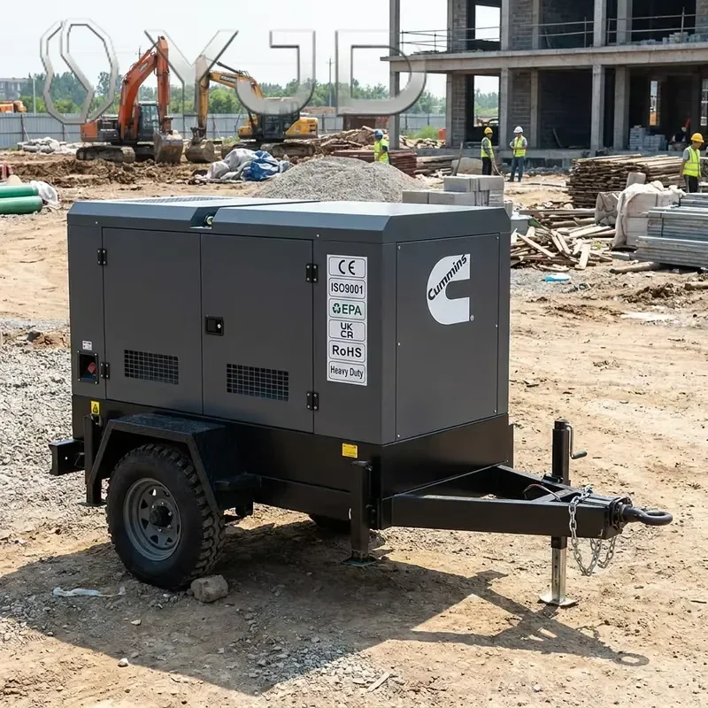 3 Phase AC Brush Alternator Generator 24kw 30kw 50kw 220v 380v 400v Electric Dynamos 100% Copper Industrial Power