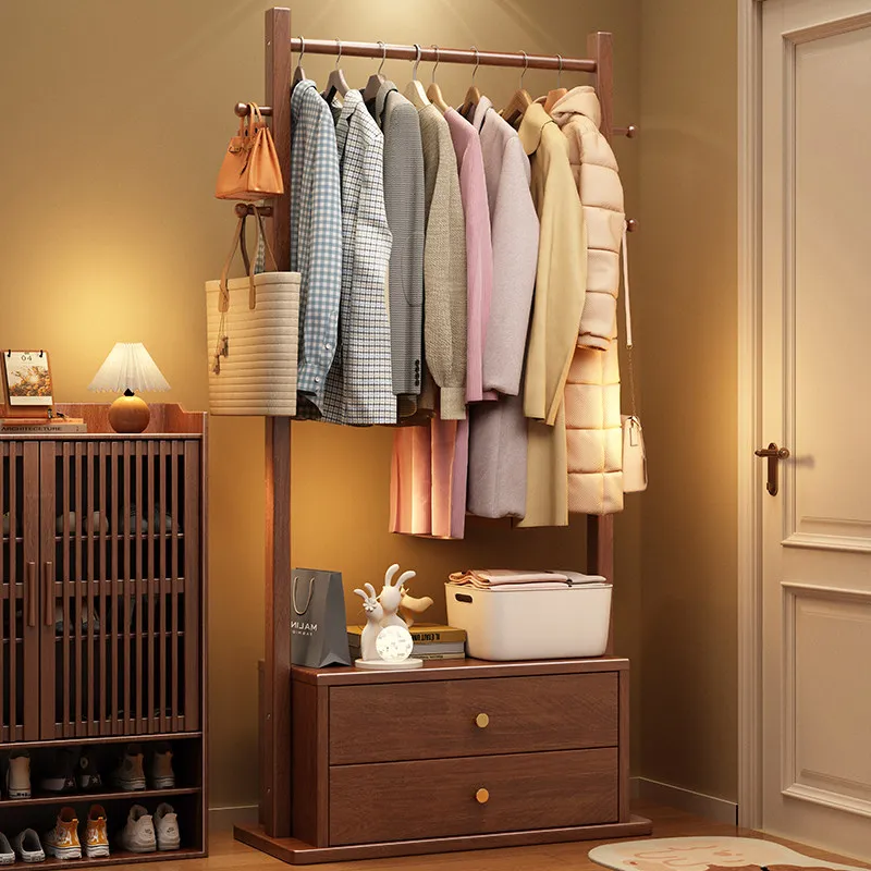 Modern Standing Coat Racks Organizer Dress Indoor Space Saving Organizer Coat Racks Hanging Storage Perchero Trendy Furniture