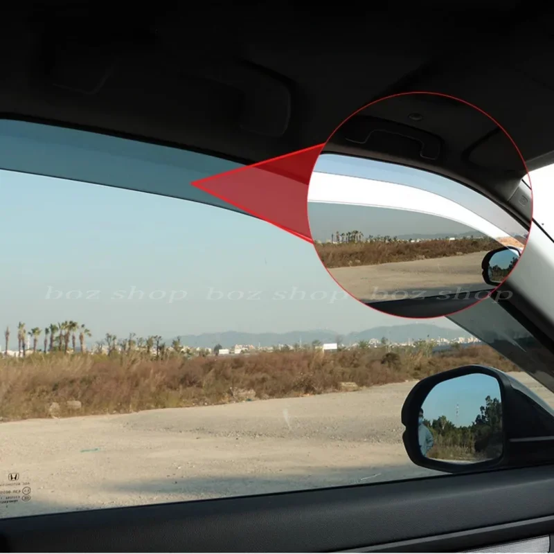 For Honda CRV BREEZE 2017-2022 Car Rain Block Change Decorative Eyebrow Window Rain Shield Rainproof Rearview Mirror Accessories