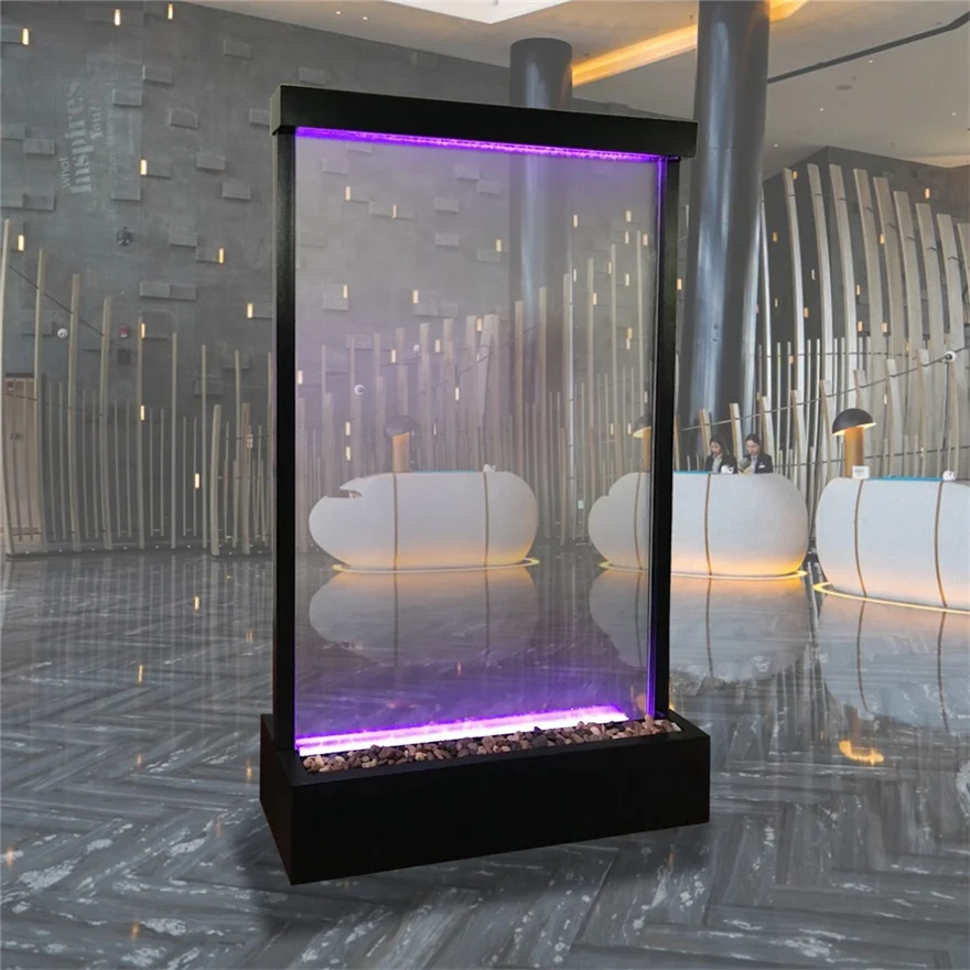Customized Frosted Glass Partition Led Light Partition Wall Hot Sale Glass Room Partition