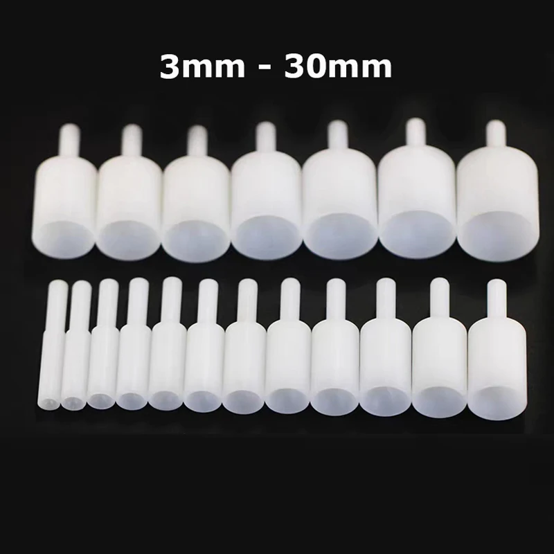 28 pcs 3-30mm Nylon Bead Rounding Concave Holder 6mm shank for Polishing Jade Bodhi Seeds Walnuts