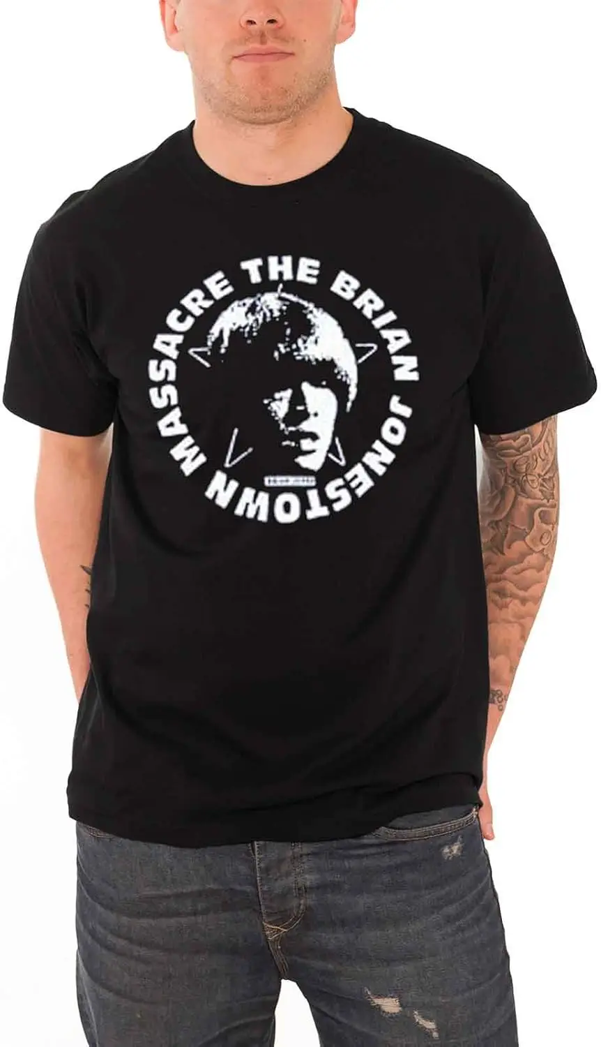 The Brian Jonestown Massacre T Shirt Classic Band Logo Official Mens Black