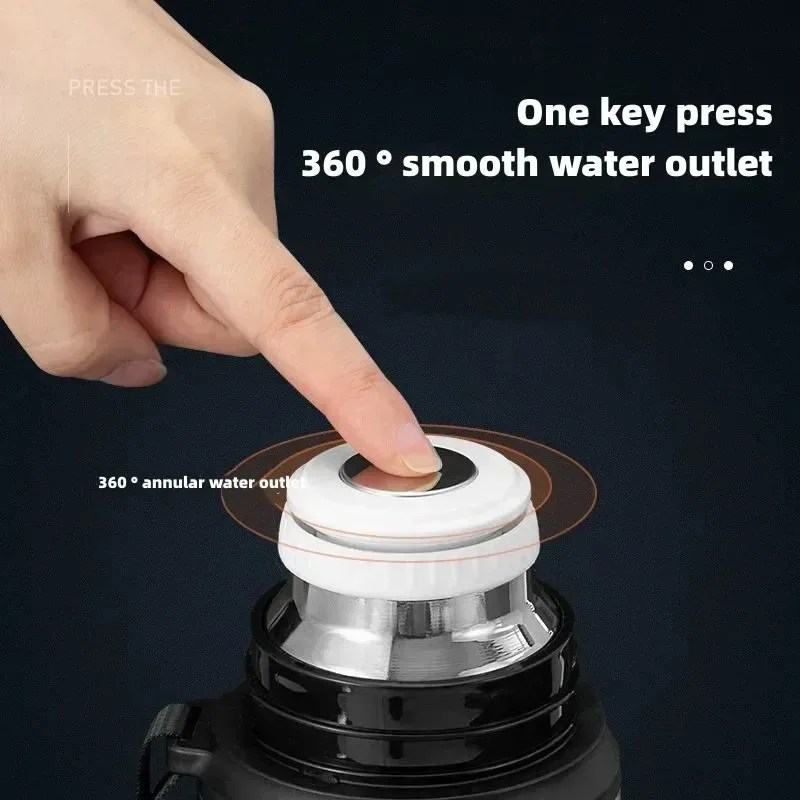 Stainless Steel Thermos Tumbler Leakproof# Sports bottle Insulated Cups- Tea- Coffee Water Bottles^ Outdoor Travel Thermal Cup