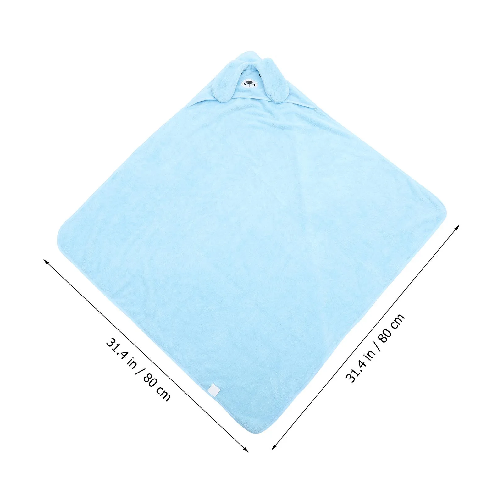 منشفة حمام من الصوف المرجاني للأطفال بتصميم سريع الجفاف وناعم ماص، بطانية منشفة أطفال كرتونية قابلة للغسل في الغسالة