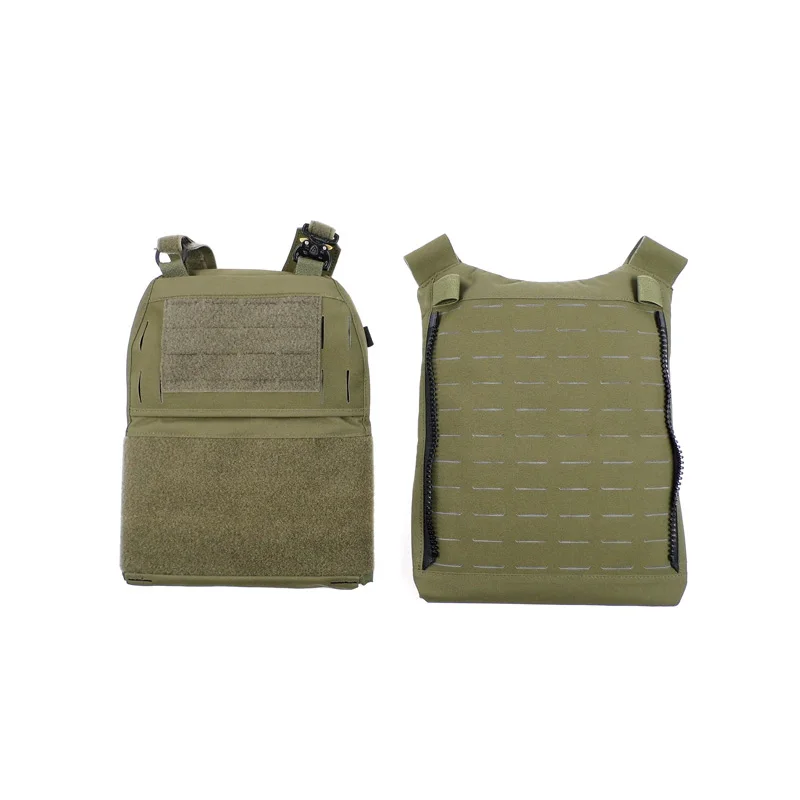 Tactical Raiders FCV5 Vest Front & Rear SAPI Plate Pouch Set Base Snake Buckle Ranger Green(051702)