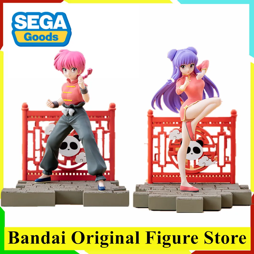 Original SEGA Luminasta Ranma 1/2 Ranma Shampoo Anime Figure Toys Action Figurine Doll PVC Model Collection Gift