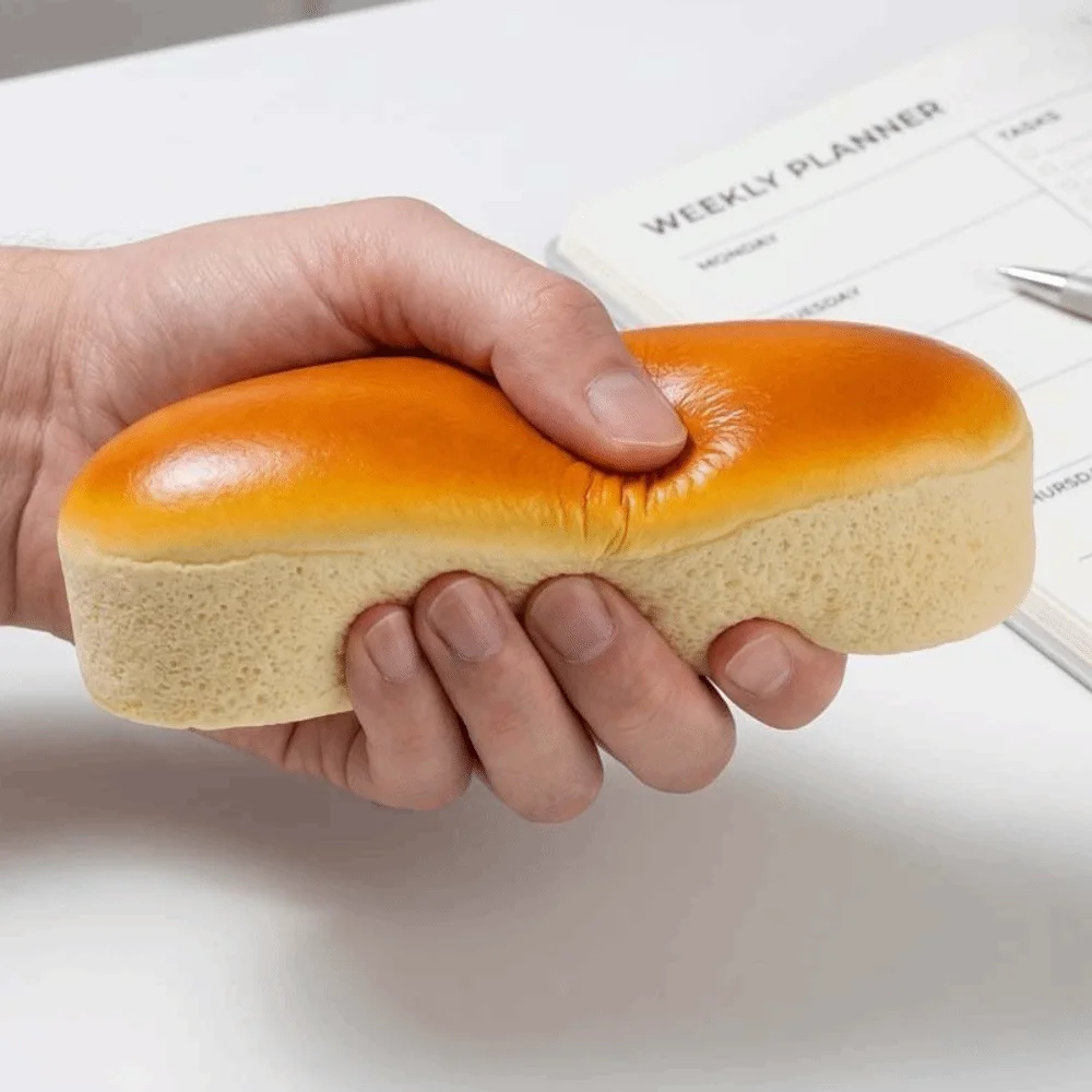 Simulated Simulated Cheese Cake Squeeze Toy Slow Rising Oversized Bread Squishy Toy Prank Decoration Realistic