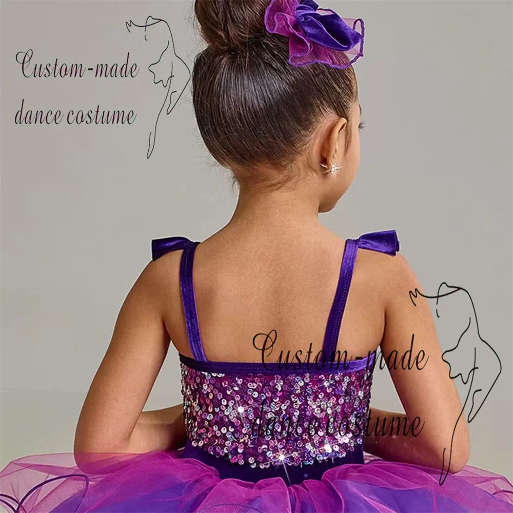 Girls Ladies Romantic Ballet Dance Dress Tutu Skirt Recital Performance Competition Ballet Dance Costume