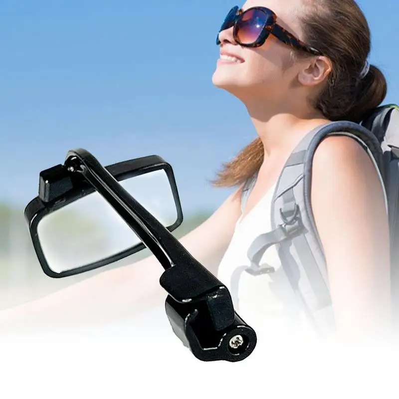 Bike Cycling Riding Glasses Rearview Mirror Mini Portable Helmet Mount Rear View Mirror Cycling Accessories