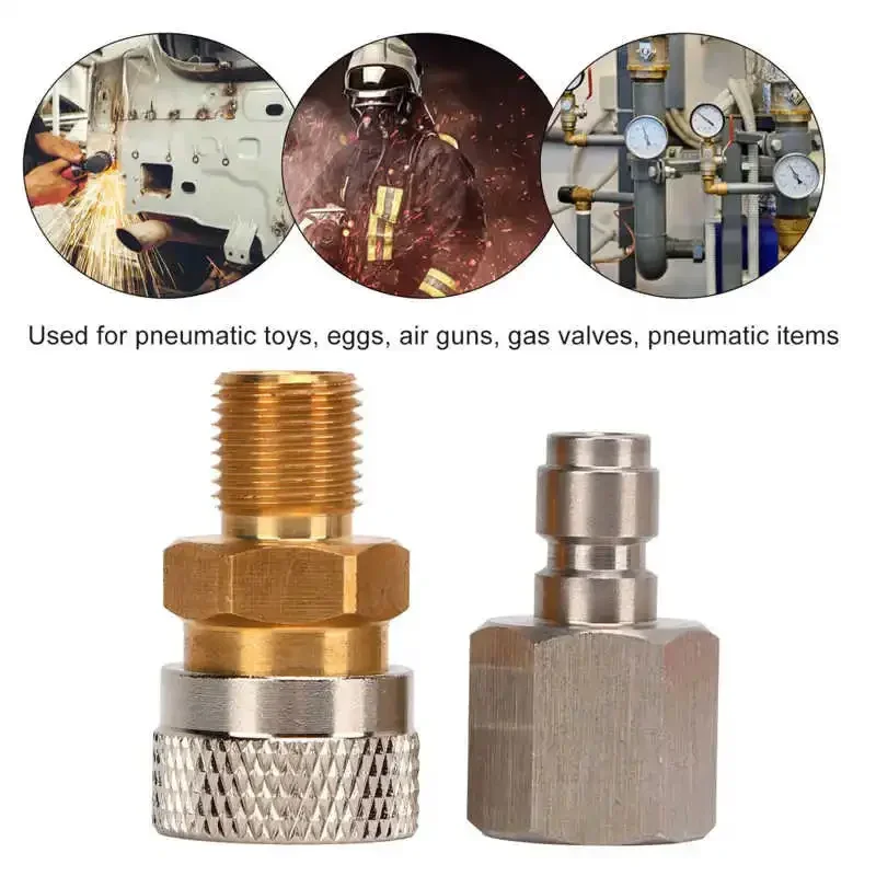 1/8 BSPP Quick Connector Fast Disconnect Release Charging Female Socket Coupler Accessories