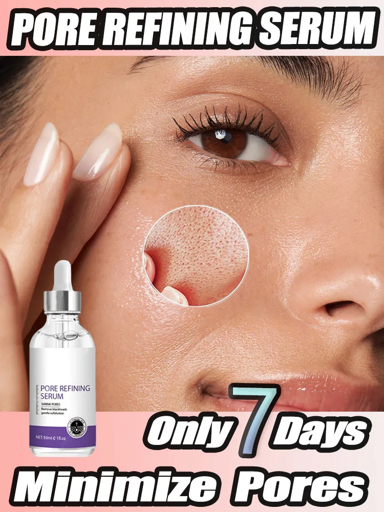 

Pore Shrink Face Serum Fine Skin Essence for Flawless Look Say Goodbye to Large Pores with Face Serum Essence