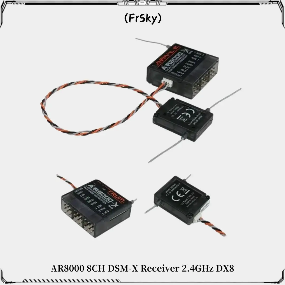 AR8000 8CH DSM-X Receiver 2.4Ghz DX8 Receiver W Remote Extension SPM SPEKTRUM DX9 DX8 JR X8D Transmitter Remote Controller