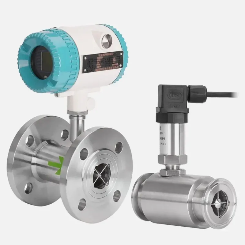 

stainless steel flange / clamp mounted 1%R/0.5%R/0.2%R sanitary liquid turbine flowmeter