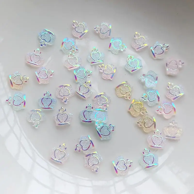 Wholesale jewelry accessories crown resin Rhinestones Making DIY Scrapbook crafts Nail Art Design 7mm 3000pcs -HQ27