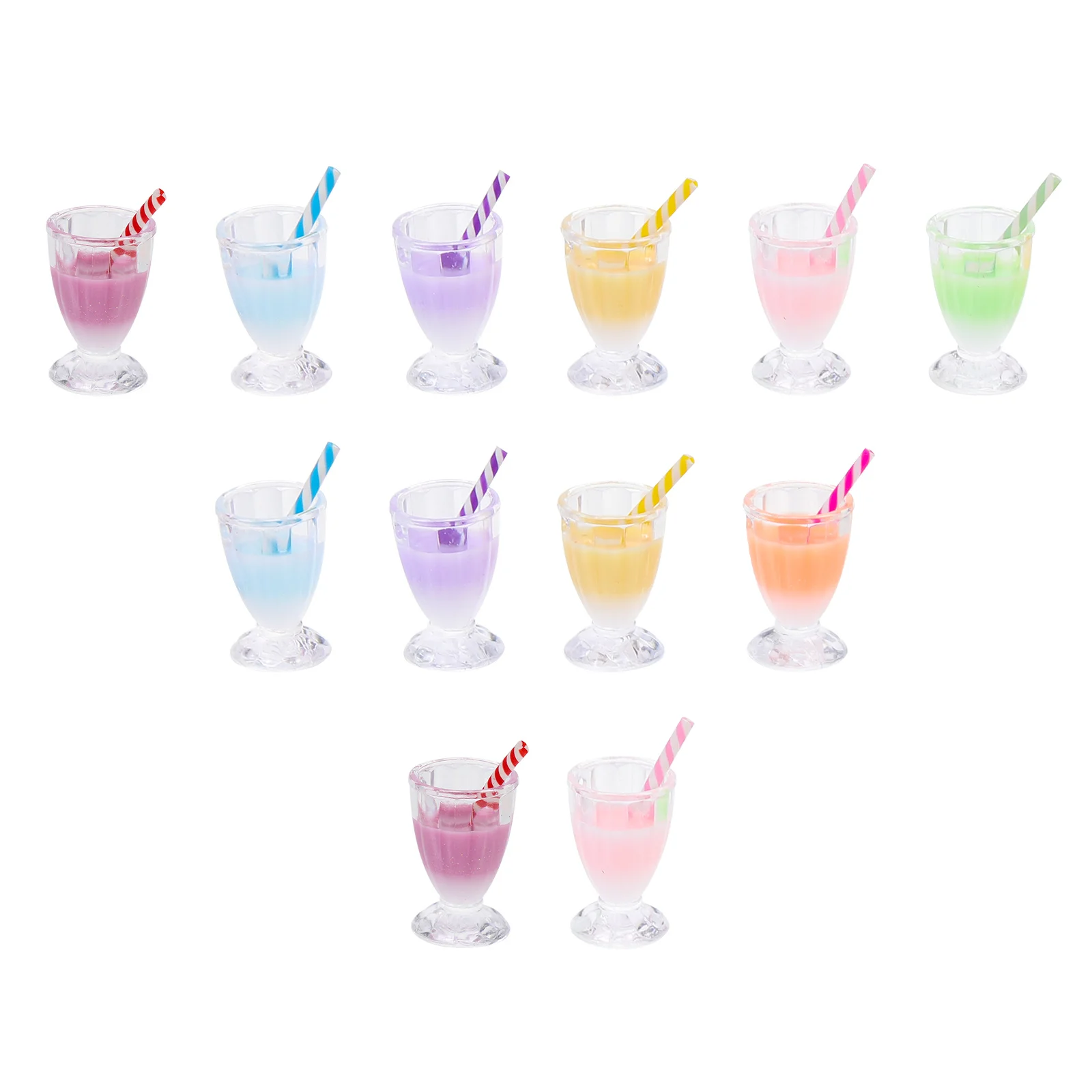 12 szt. żywicznych zawieszek w kształcie herbaty mlecznej, akcesoria do tworzenia biżuterii DIY, breloczki, wisiorki do naszyjników, kolczyków, unikalny, kreatywny, ręcznie robiony prezent