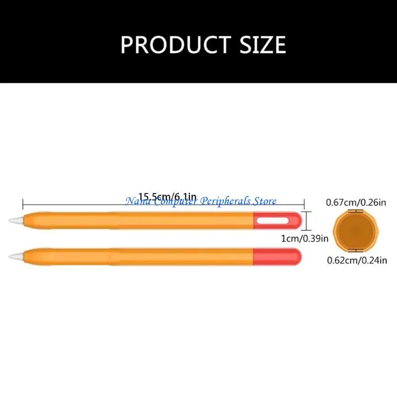 필통 자기 충전 지원용 F68C 미끄럼 방지 실리콘 보호 커버